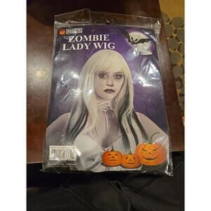 Zombie Lady Wig Halloween Accessories, Black/gray Witch Dracula Vampire